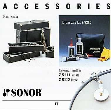 Tłumik perkusyjny zewnętrzny SONOR EXTERNAL SMALL MUFFLER Z 5111