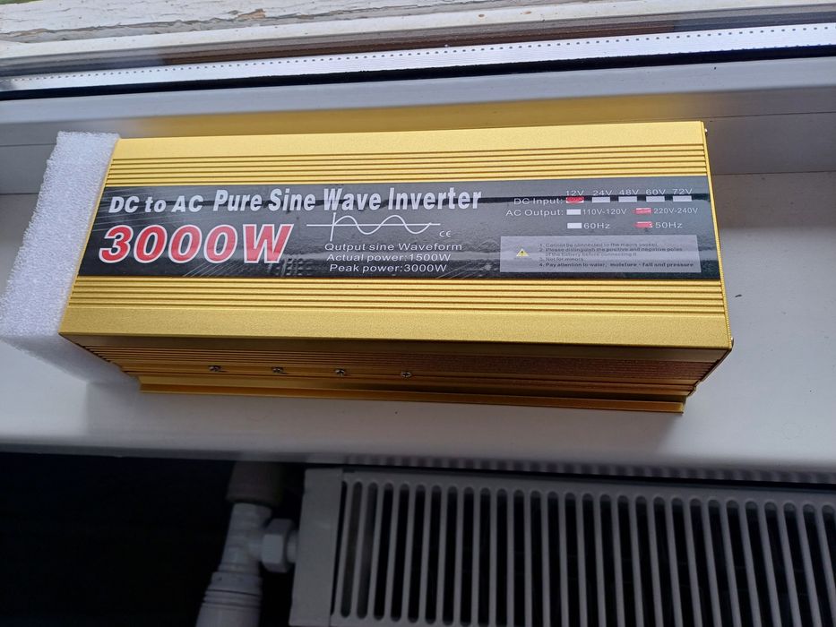 Інвертор чистий синус 3000W новий