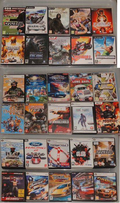 Gry PC - kolekcja, ponad 115 tytułów