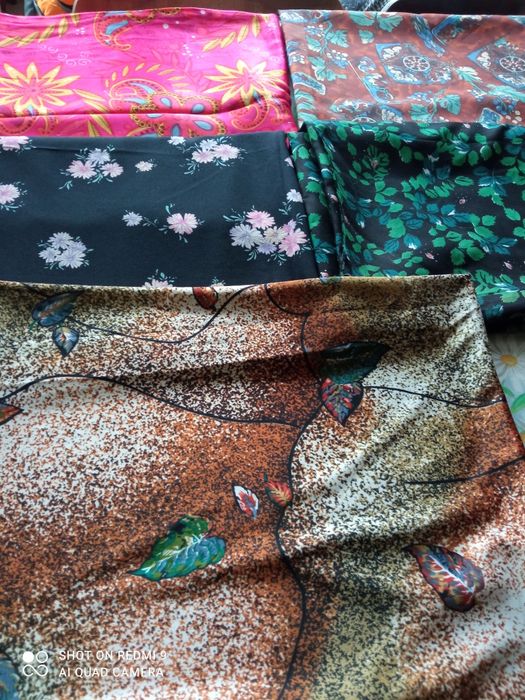 Відрізи шовкових тканин виробництва СРСР