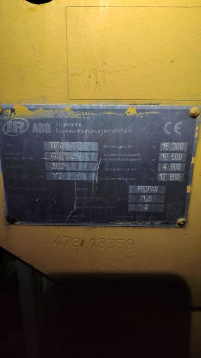 Układarka do asfaltu rozściełacz ABG TITAN 473-2 rok 2002