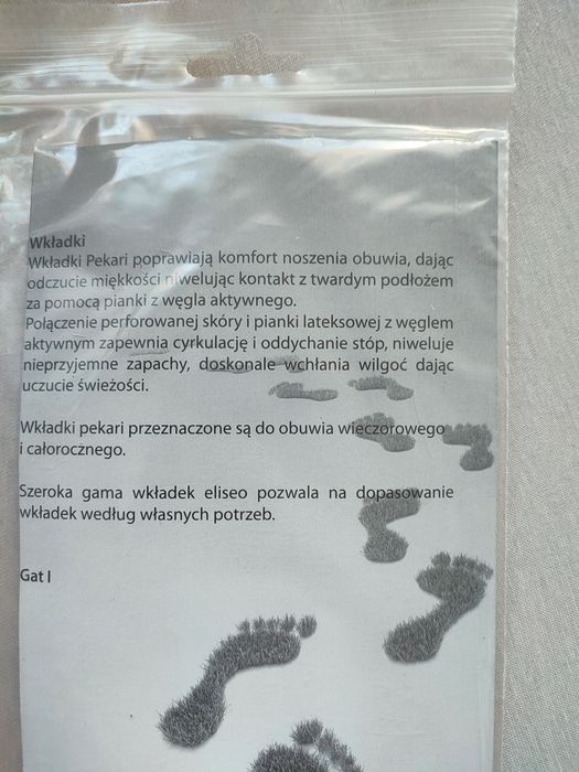 Wkładki Pekari Excellent r. 45