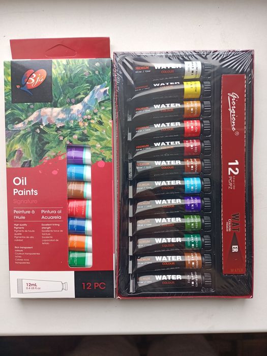 Фарби масляні та акварельні