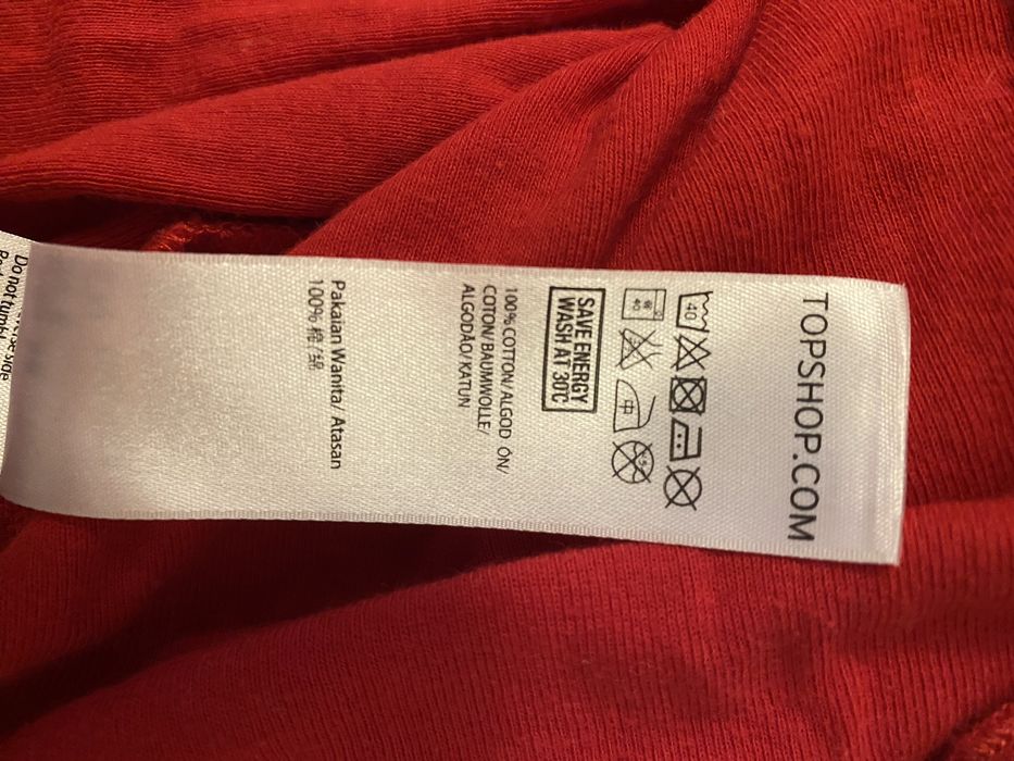 Bluzka crop top marszczony