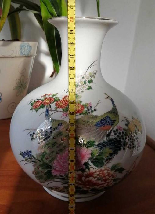 Jarra e conjunto chá porcelana antiga - feita em Macau