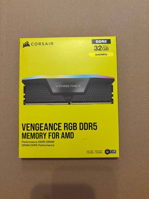 Pamięć RAM Corsair DDR5 Vengeance RGB 32GB 6400Mhz 2x16GB CMH32GX5M2B6400Z36