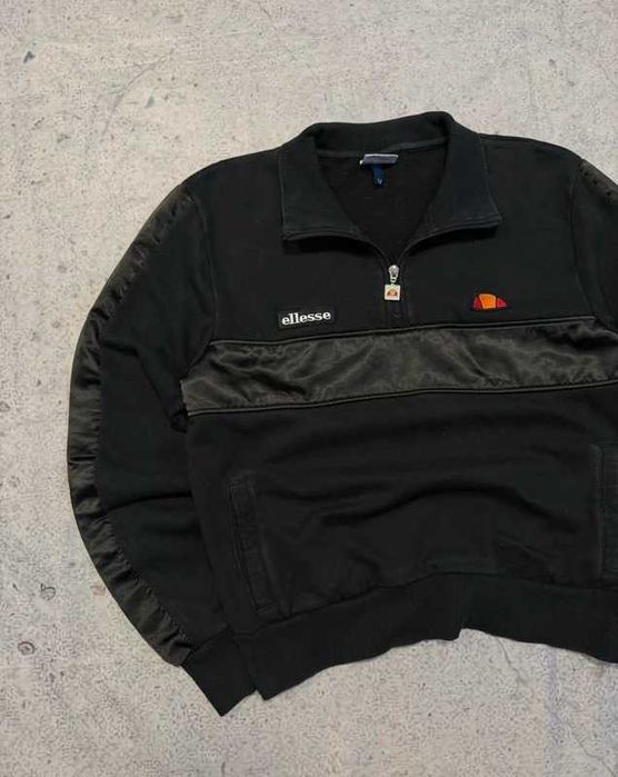 Czarna half-zip bluza Ellesse - Size 14 / S