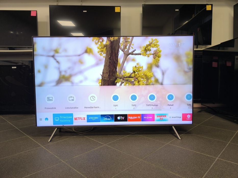 Samsung QLED 55 cali 100Hz 4K UHD hdr Smart WiFi DVB-T2 55Q6FNAT gw3m