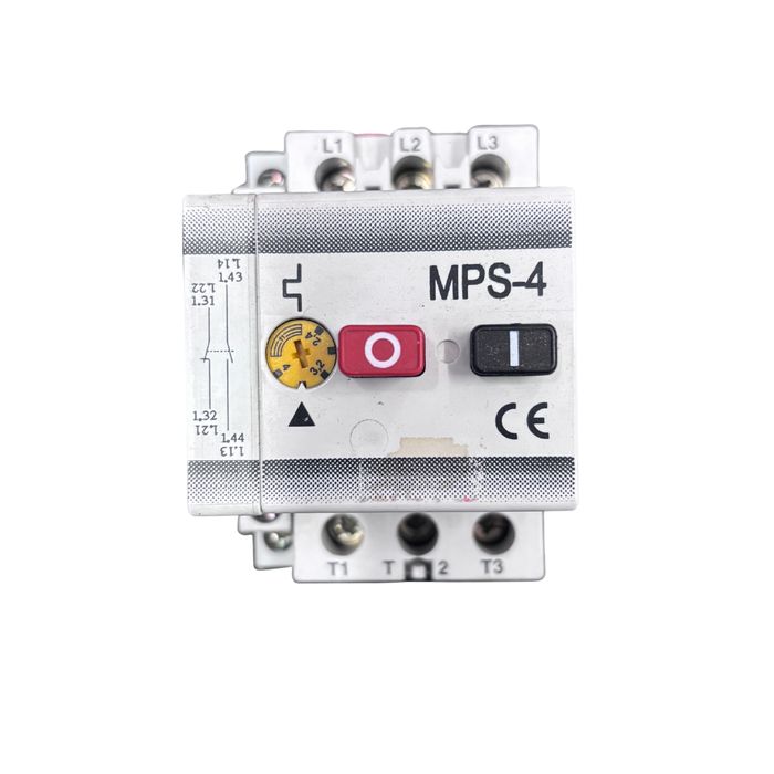 MPS-4 – wyłącznik silnikowy 4 A AC-3 + styk pomocniczy MPS-NH11