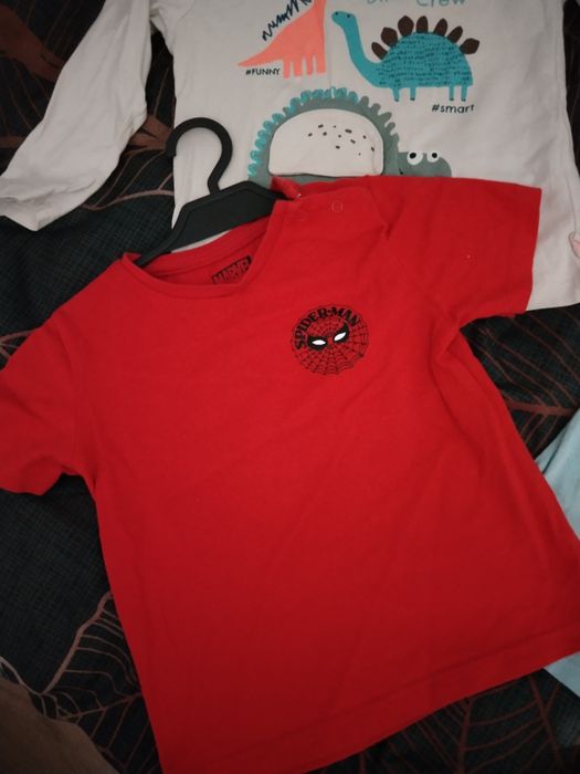 Koszulka t-shirt chłopięcy r86 Spider Cool Club