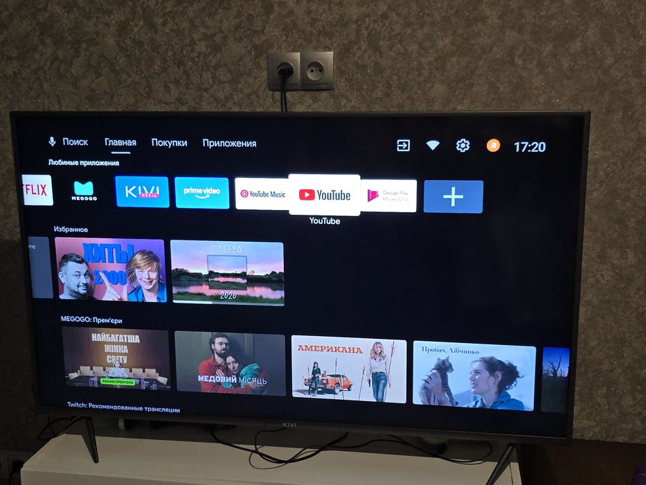 Телевизор Kivi 4K Android TV 50 диагональ