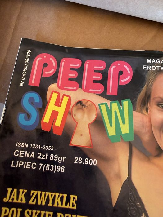 Zestaw magazynów PEEP SHOW 1996–2000 – kolekcja, 13 numerów
