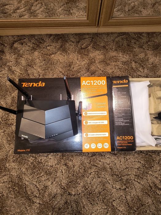Роутер Tenda v12 AC1200 VDSL Укртелеком