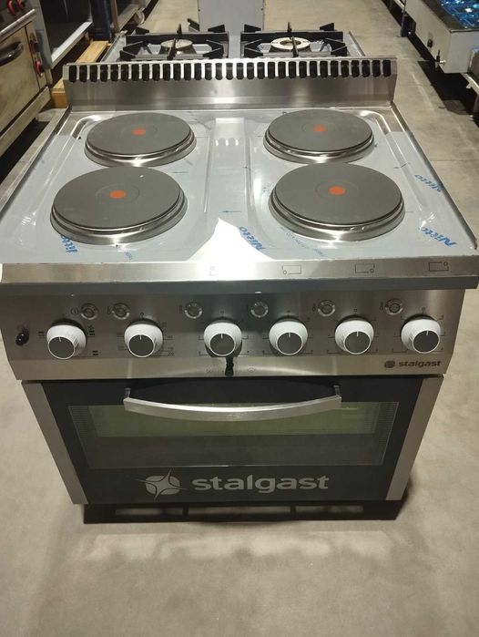 Fogão Elétrico 4 Bocas com Forno - NOVO