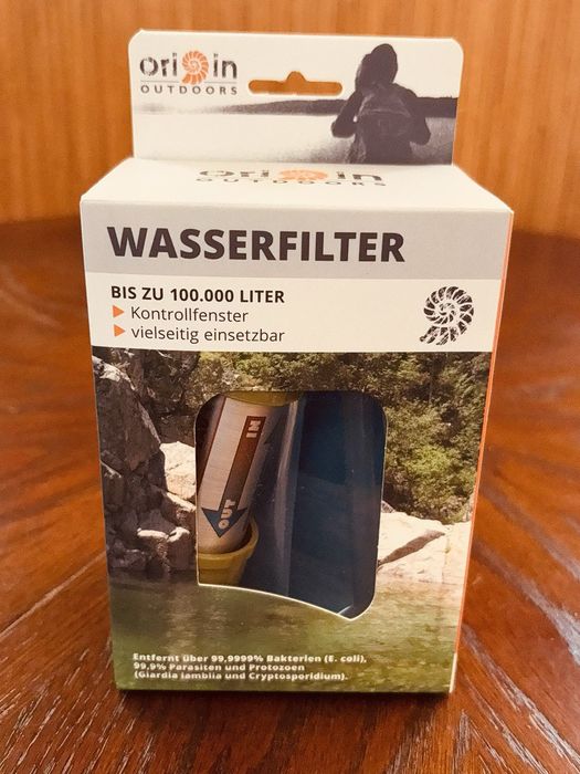 Портативний фільтр для очищення 100000л води в природніх умовах Origin