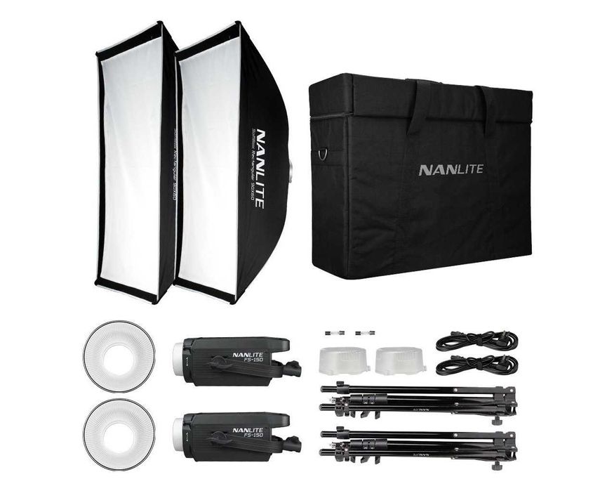 NANLITE Kit Duplo Iluminador LED FS150