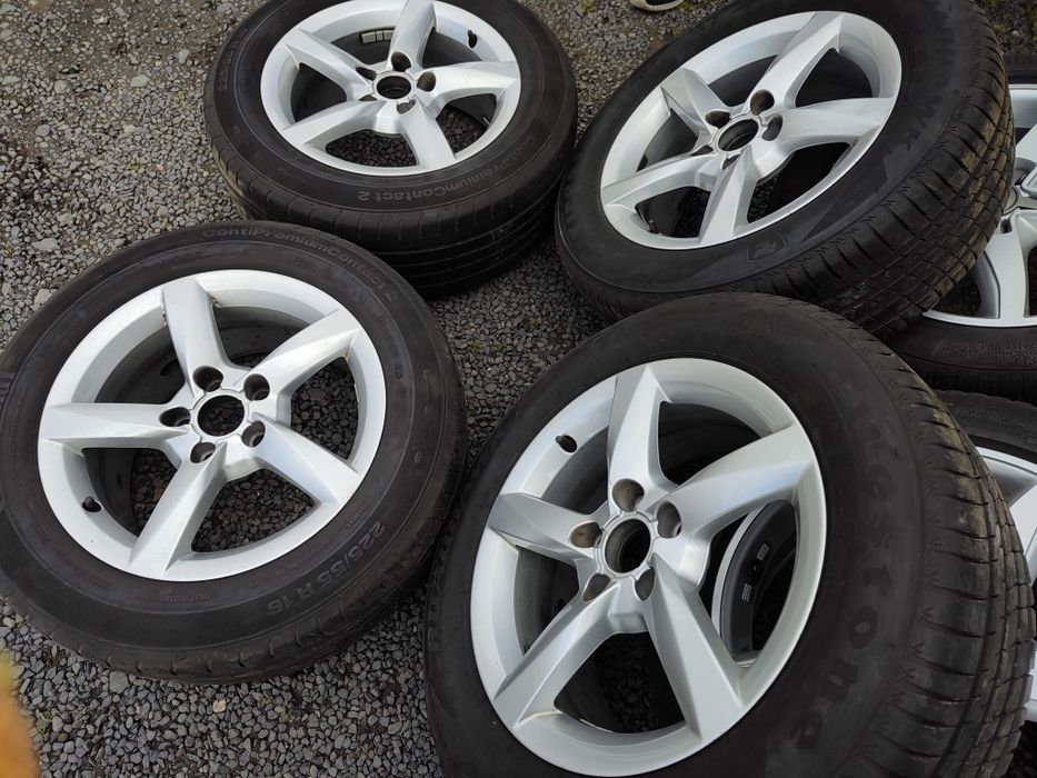 Felgi 5 x 112 R16 Audi A4 A3 A6  z oponami firestone 225/55 R16