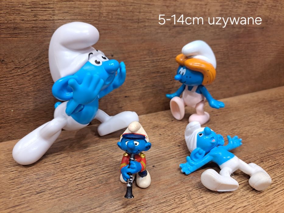 Figurki smerfy zestaw 4szt
