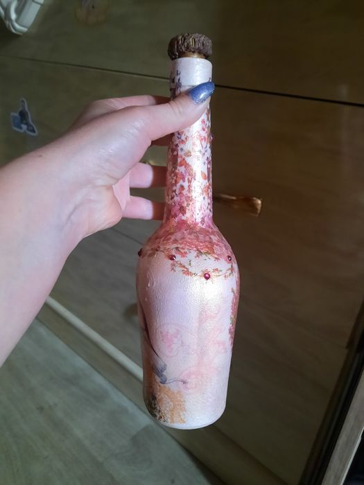 Декоративная бутылка 24 см.