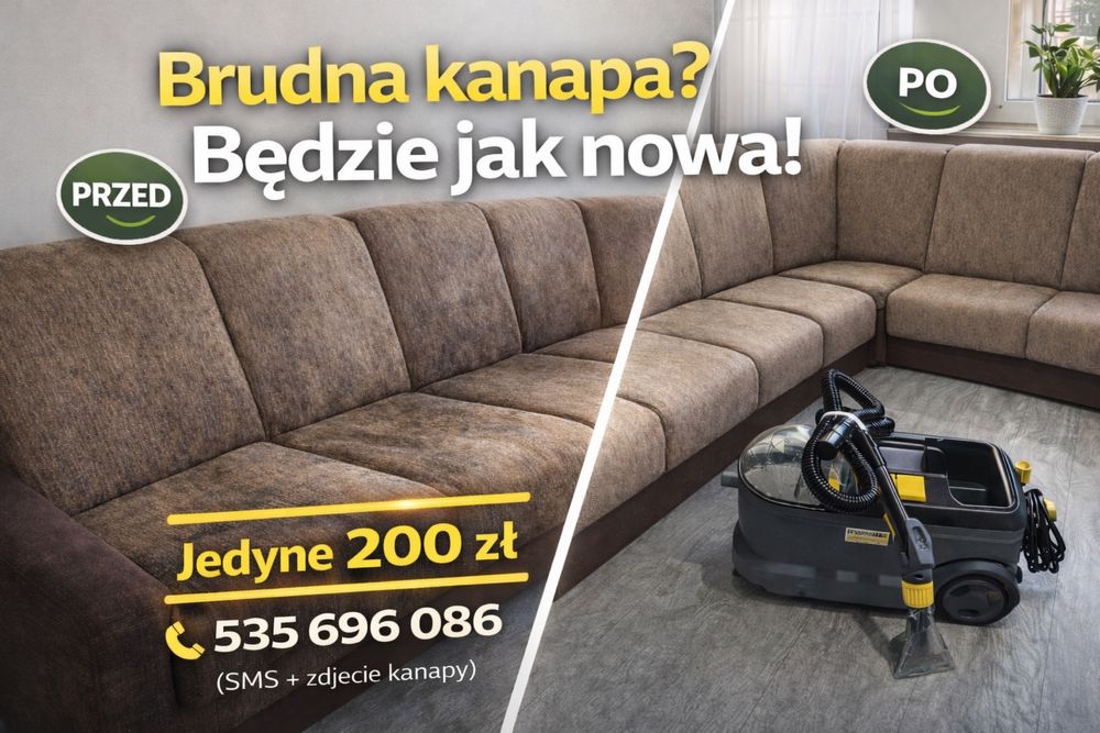 Pranie kanap dywanow i aut Malbork 24h dojazd