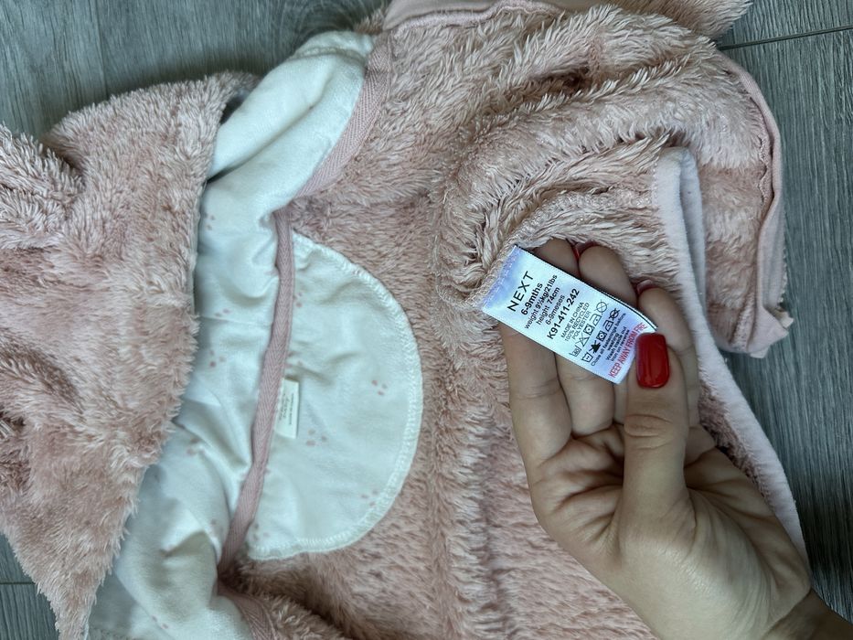 Весняна плюшева куртка next 74 розмір