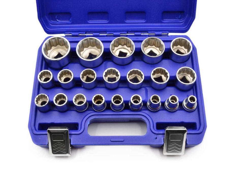 Набор головок двенадцатигранных 21 шт. 8-36 мм.
