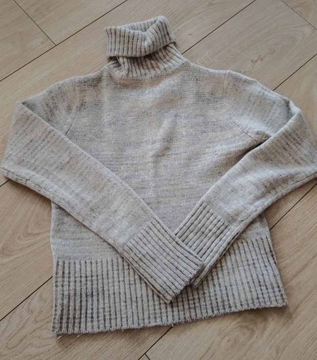 Golf damski melanzowy bez