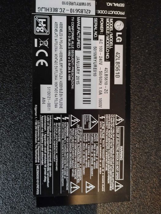 Telewizor LG 42 cale