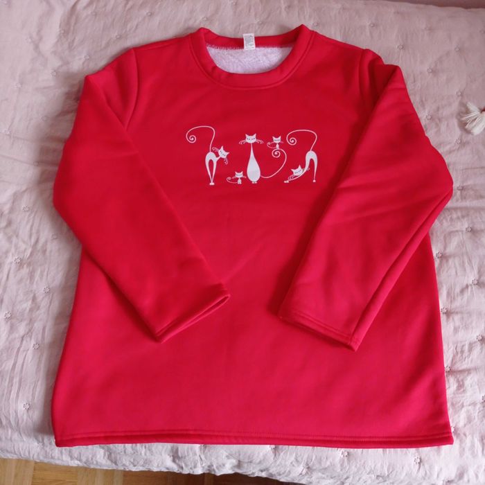 Bardzo ciepła bluza dresowa długa