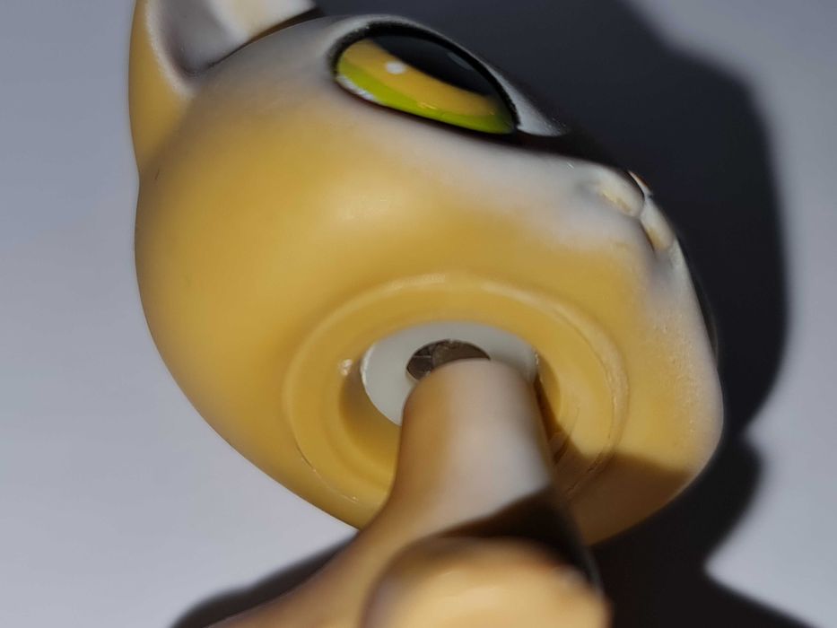 Oryginalny Littlest pet shop brązowy kot shorthair #19 LPS