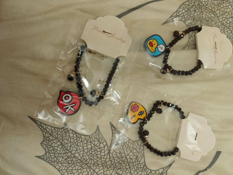 Wyprzedaż nowe bransoletki z kamienia szlifowanego