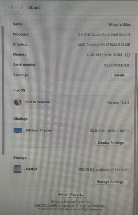 OS X Sequoia ou Sonoma em qualquer* Mac