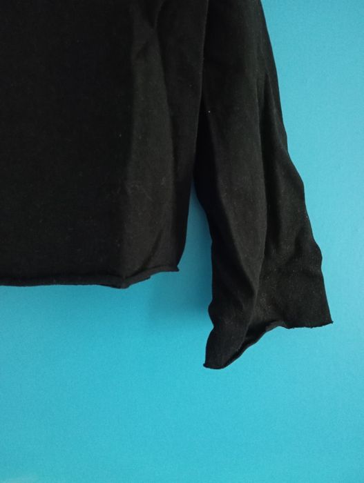 Bluzka czarna rękaw 3/4 XS/S 34/36