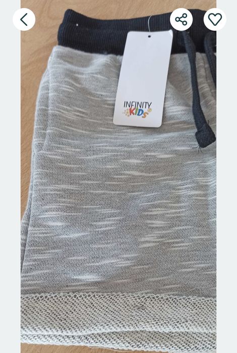 Spodenki chłopięce Infiniti rozm. 98