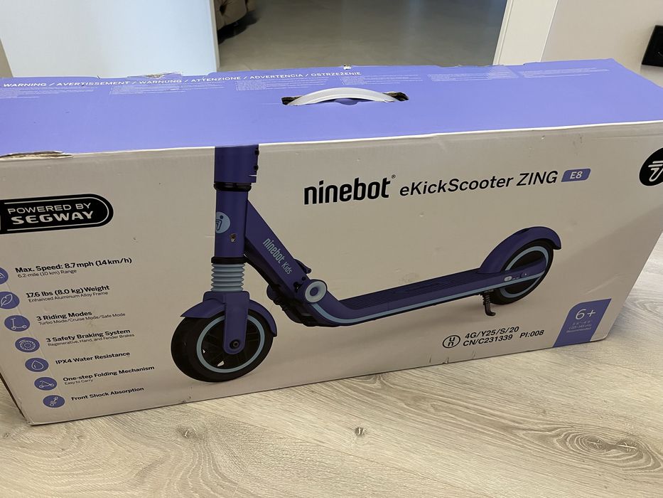 Дитячий електросамокат ninebot kids