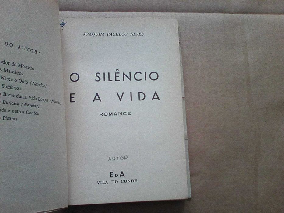 O silêncio e a vida : romance