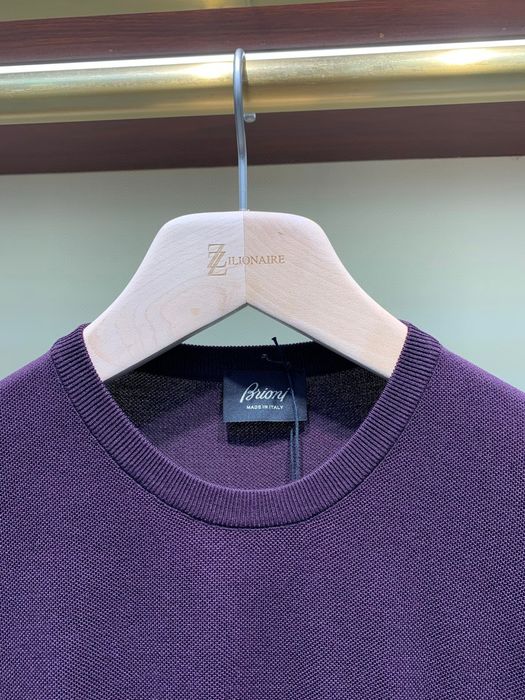 В’язана футболка Brioni М-3XL преміальний літній трикотаж
