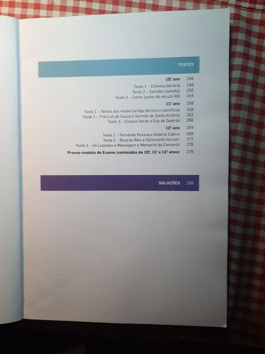 Português 12 ano Testes e Exames
