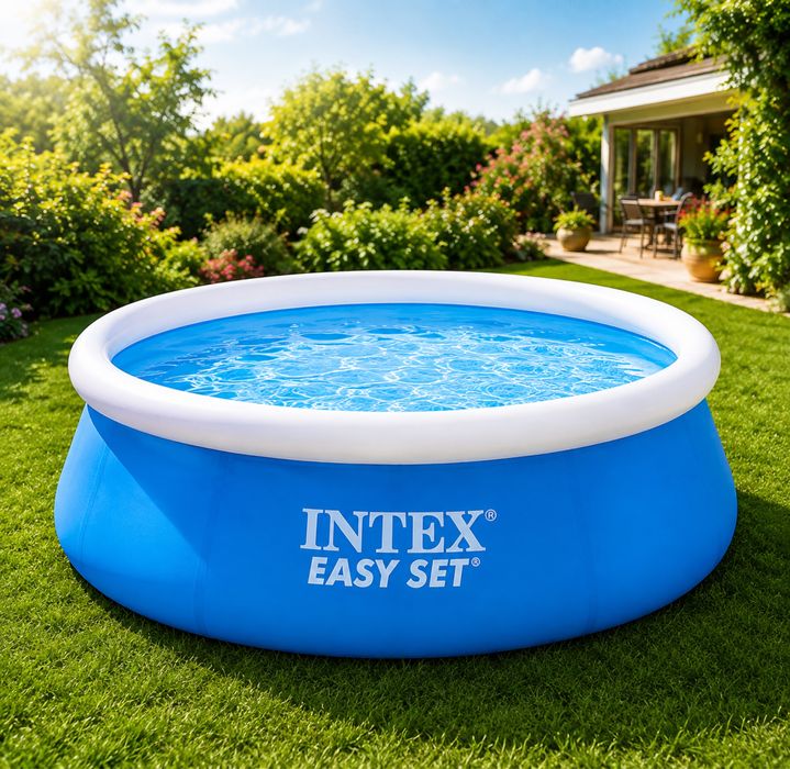 Надувний басейн Intex Easy Set 28101 — 183×51 см | 886 л