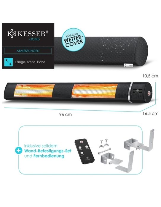 Grzejnik tarasowy 3000W pilot