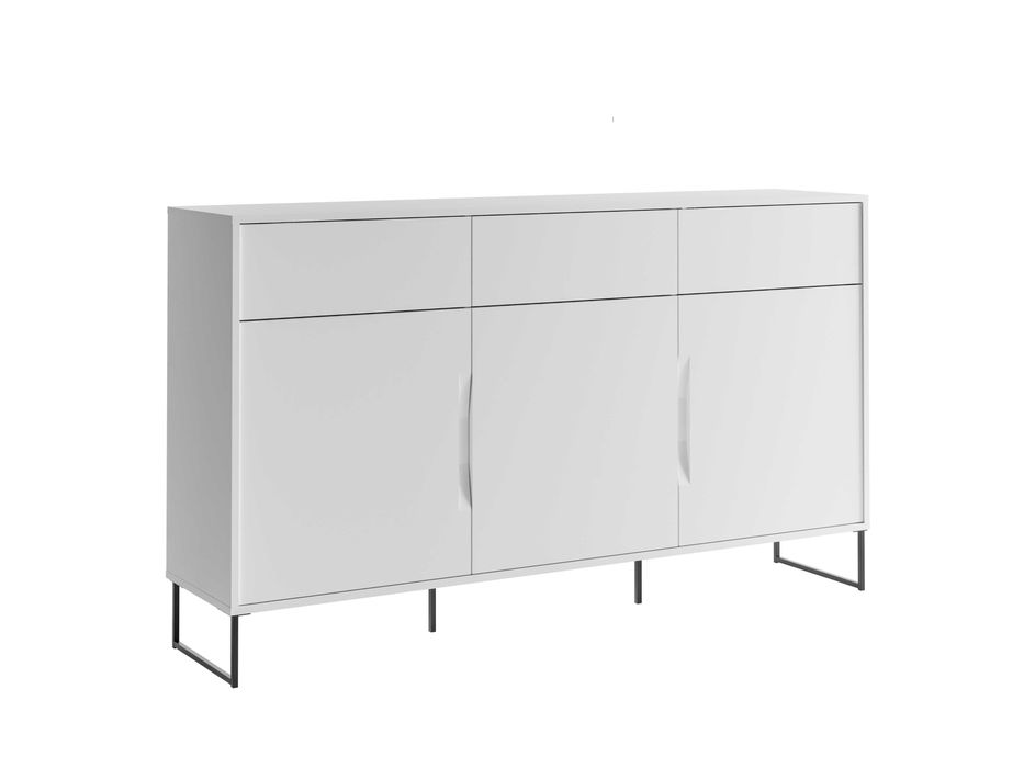 Nowoczesna komoda SANTANA 167 cm | Biały MAT MDF  | Wysyłka w cenie PL