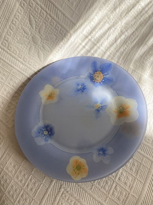 Тарілка десертна Luminarc POEME BLUE /195 мм ( 6 штук )