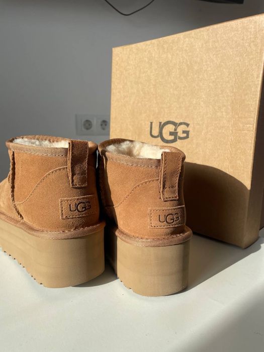 UGG ultra mini platform 5 см/ уги/ угги , носочки, шапка