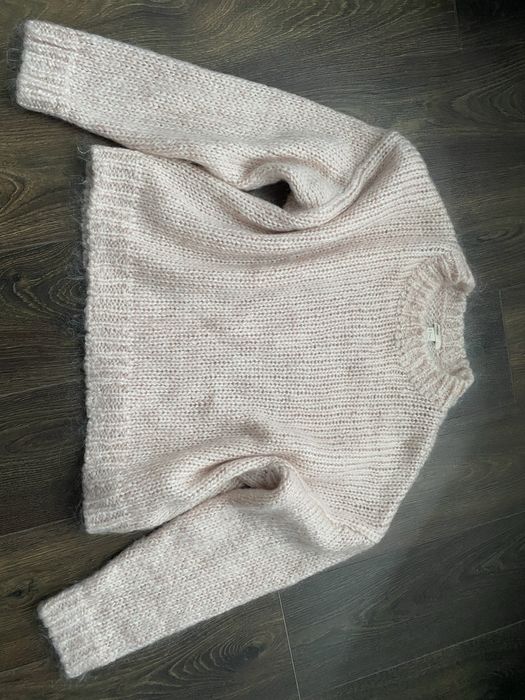 Светр h&m мохер пудровий