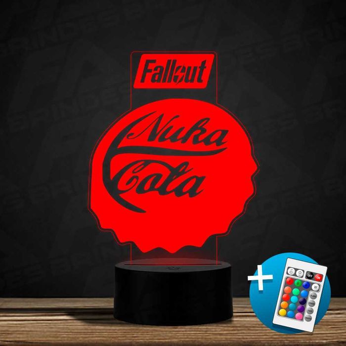 Candeeiro Led personalizado - Fallout64585341087362125