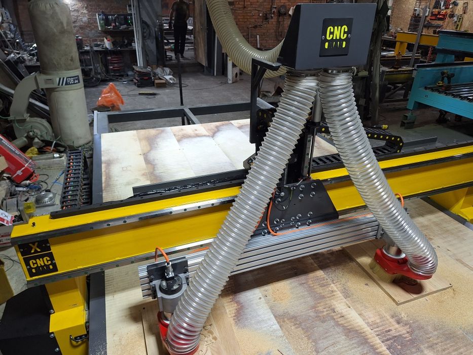 Великий Фрезер ЧПУ! 2 шпінделі 2.2