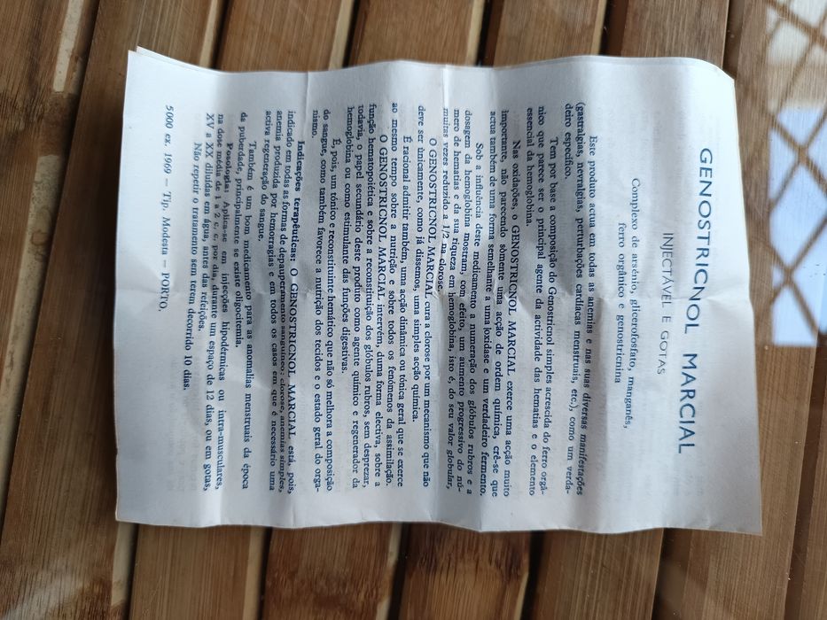 Raridade, colleccao"Genostricnol-gotas"