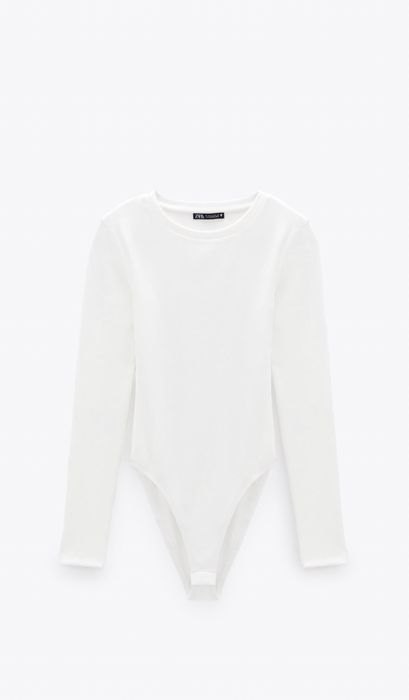 Body Zara branco tamanho S