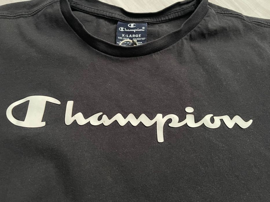 hampion футболка чорна