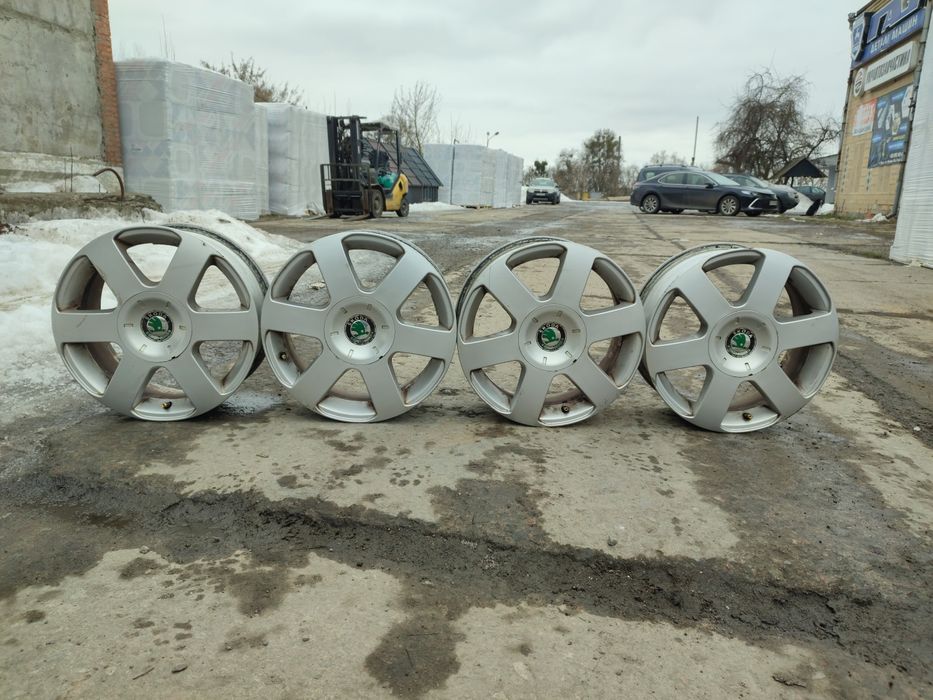 Диски R 16 5*112 Skoda Volkswagen Seat Audi 1Z0601025B титани  колеса